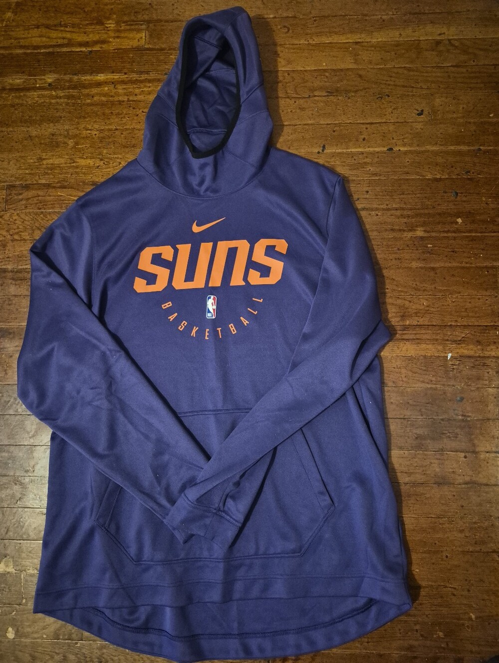 Phoenix Suns Mens Sz 2XLT Nike Authentics Basketball Hoodie with Orange Logo